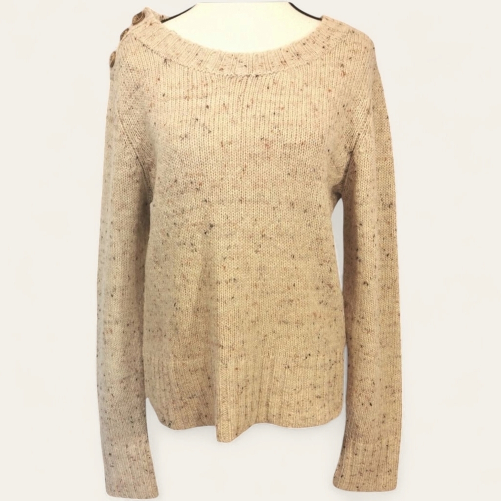 Anthropologie's Charlie & Robin Wool Blend Flecked Sweater - Sz M Open To Offers